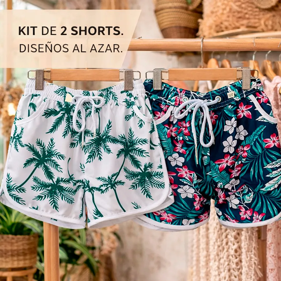 BSM101A KIT 2 SHORTS DE PLAYA 10277